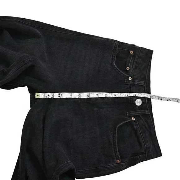 Urban OutfittersBDG Ripped Washed Black Jeans Distressed Wide Leg Baggy Size 25 - Picture 10 of 14